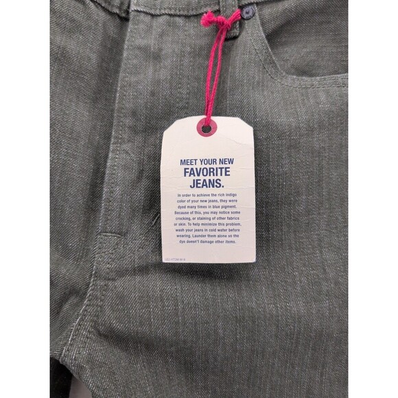 Lands' End Regular Fit Coupe Simple Olive/Green jeans Mens size 36x34 NWT - Picture 9 of 15
